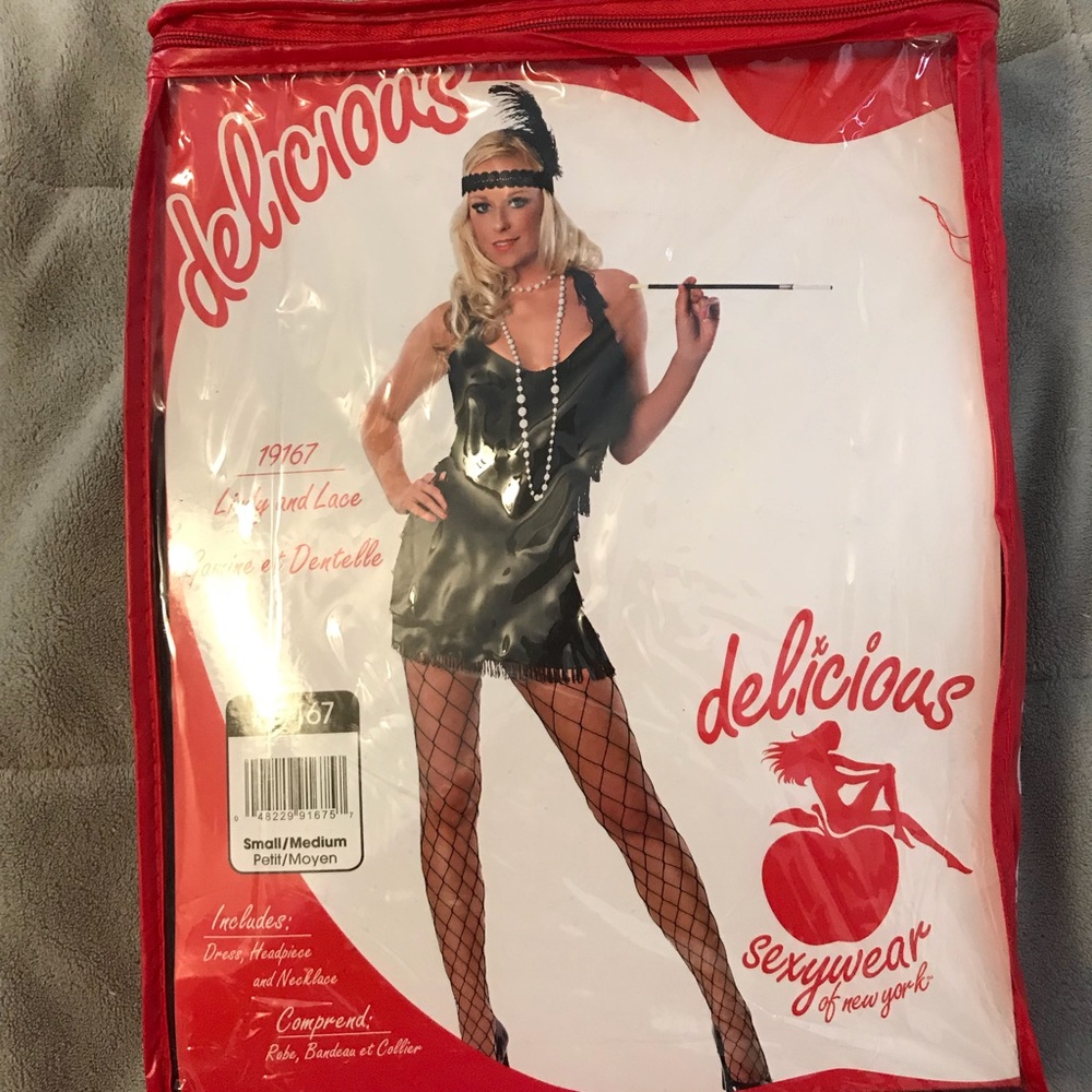 FULL flapper girl costume size sm/md